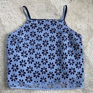 Maeve Quinn Eyelet Lace Top